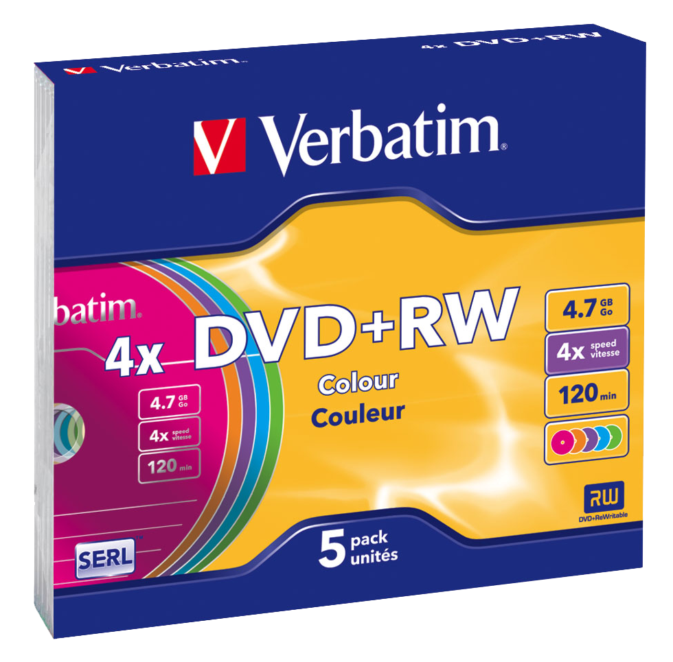 DVD+RW Colours