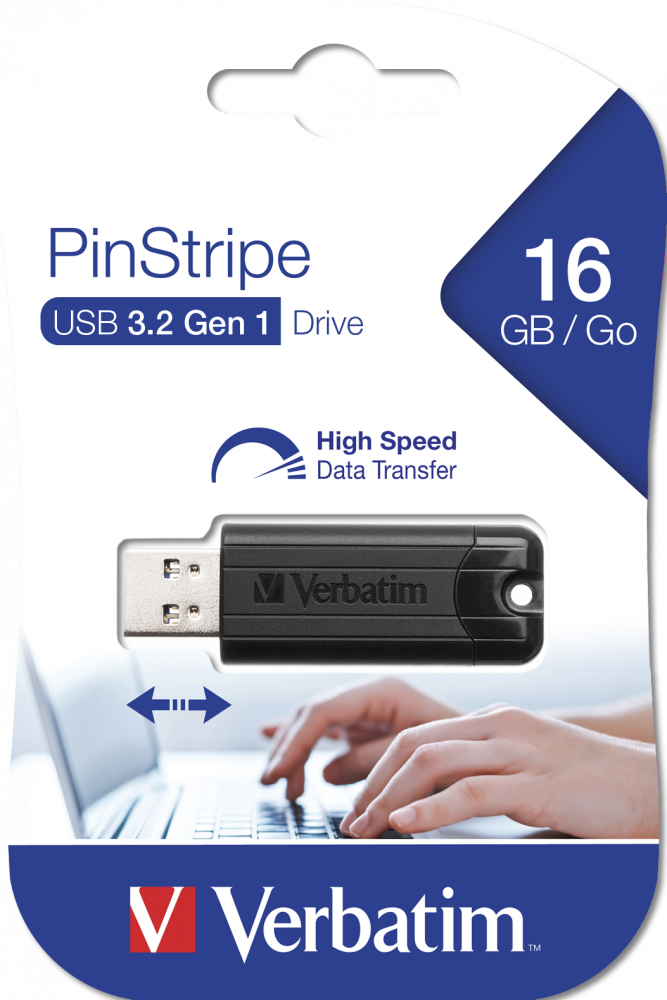PinStripe Memoria USB USB 3.2 Gen 1 - 16GB