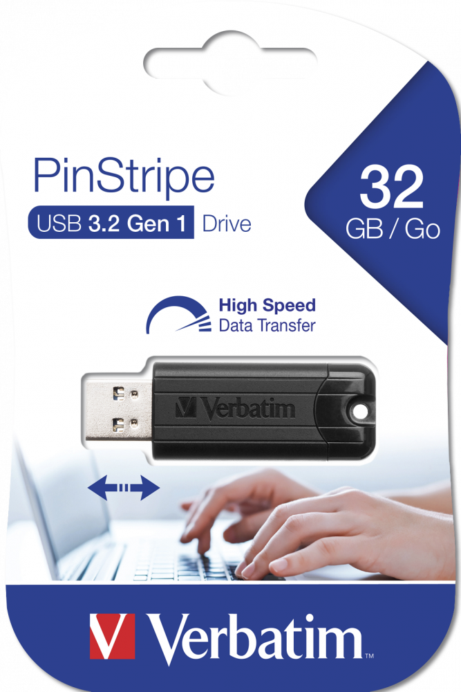 PinStripe Memoria USB USB 3.2 Gen 1 - 32GB