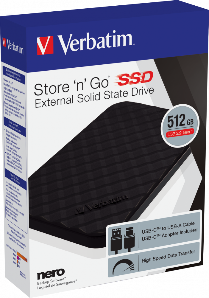 SSD Portatile Store 'n' Go USB 3.2 GEN 1 512 GB