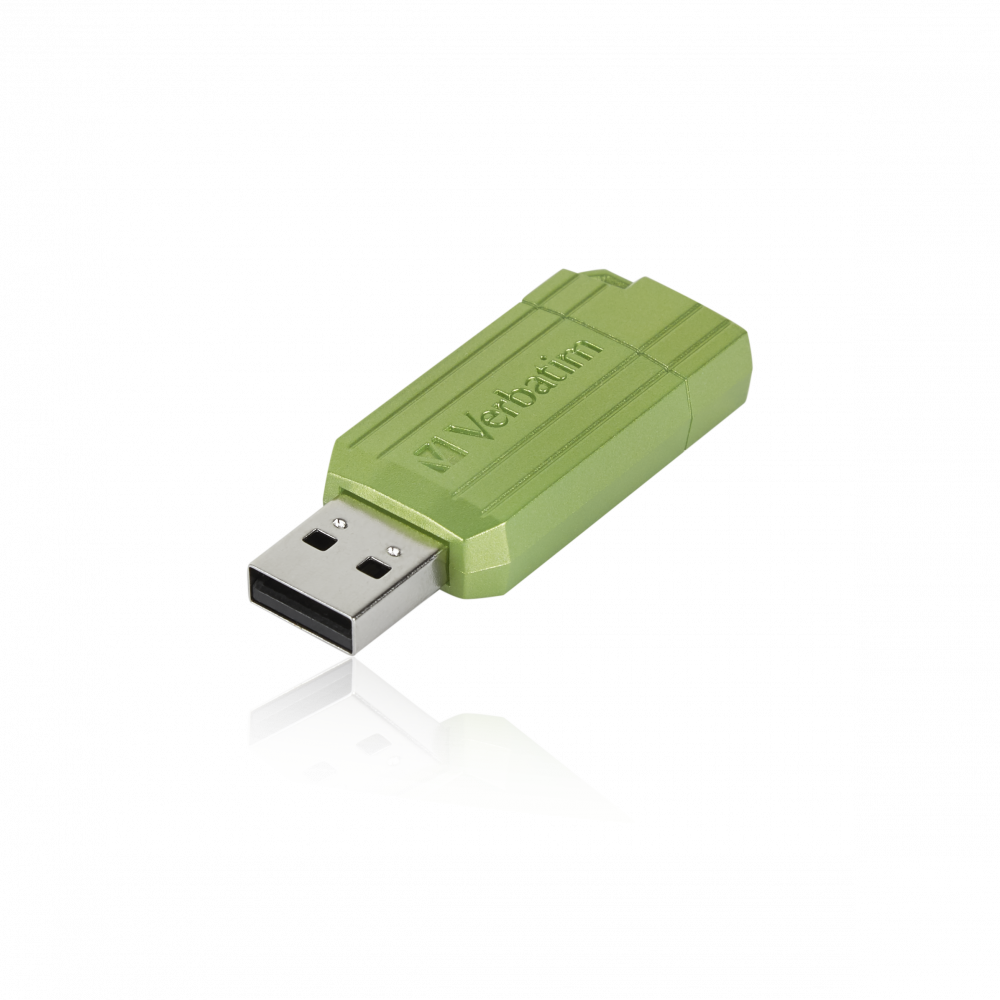 PinStripe Memoria USB 2.0 128 GB - Verde eucalipto