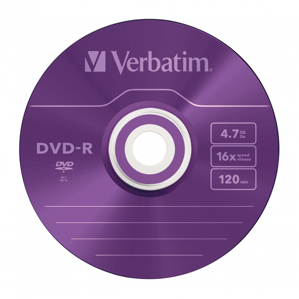 43557 DVD-R Colour Global Disc Surface Purple