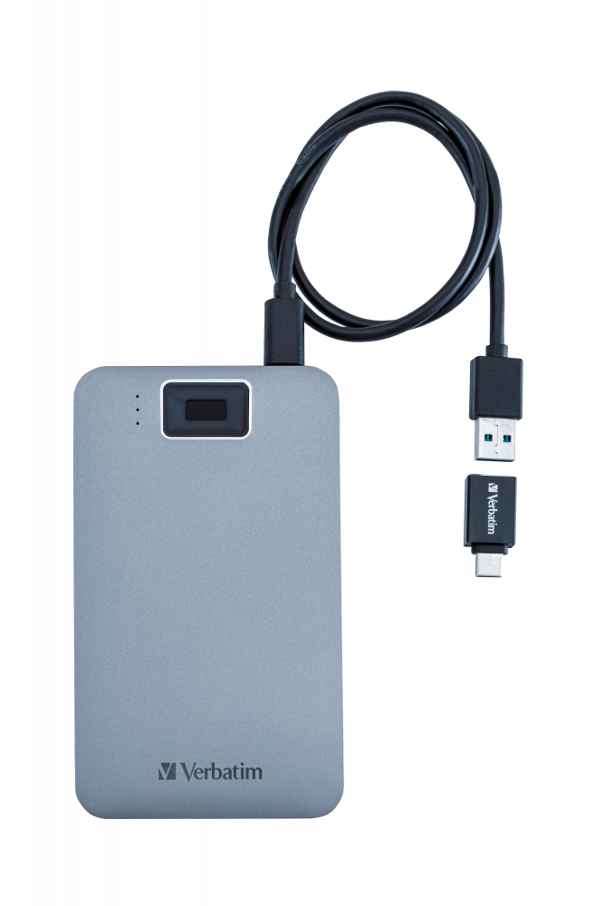 Executive Fingerprint Secure Disco rigido portatile USB-C 2 TB