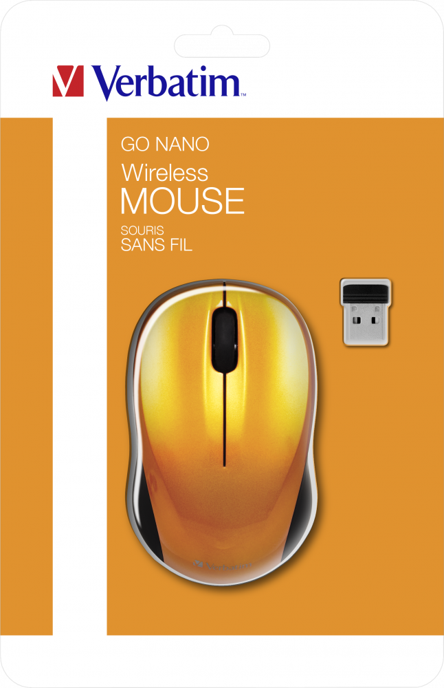 Mouse wireless GO NANO Arancio vulcanico