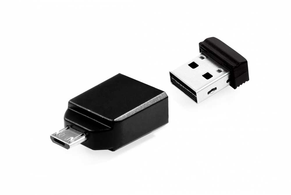 16GB NANO USB Drive con Adattatore Micro USB